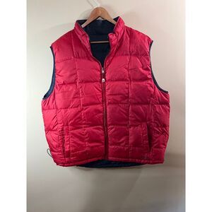 L.L. Bean Reversible Goose Down‎ Puffer Vest - Mens XXL Tall